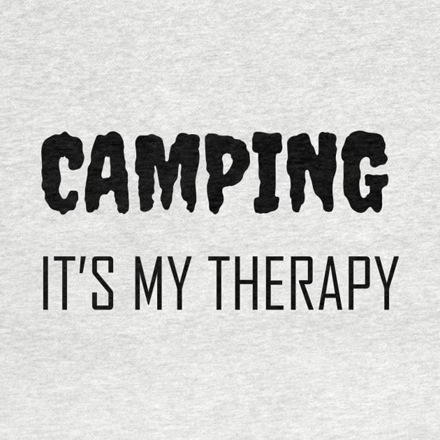 camping is my therapy by Happy Lea